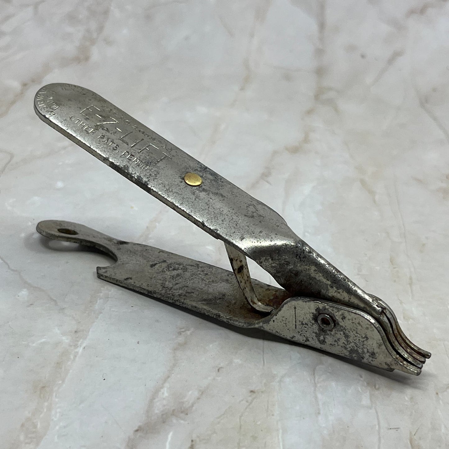 Vtg E-Z-Lift Jar & Bottle Cap Opener Stewart Products TH5