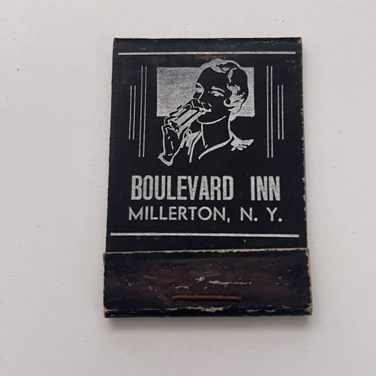 Boulevard Inn Sam Marcantonio Millerton NY Vintage Matchbook Cover TB8-MB-2