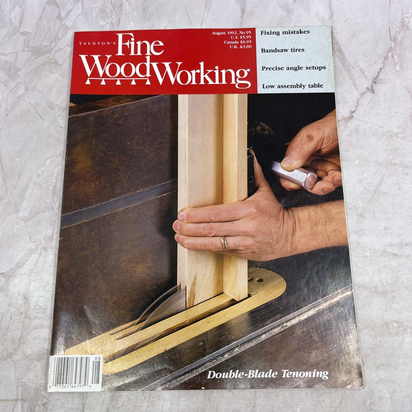 Double-Blade Tenoning - Aug 1992 No 95 - Taunton's Fine Woodworking Magazine M35