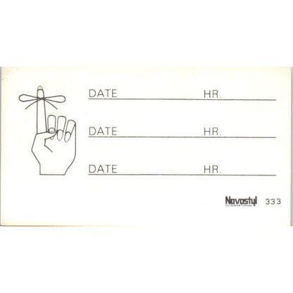 Geraldine's Hairstyling Digby Nova Scotia Vintage Business Card SD8-B10