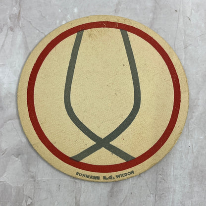 Vintage Schwechater Recht Hat Er German Beer Coaster TJ5-CO1