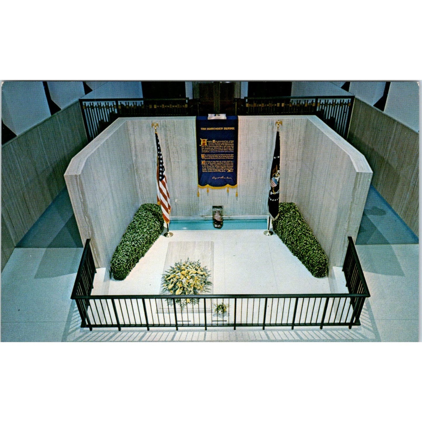 Eisenhower Center - Place of Meditation Abilene Kansas Vintage Postcard PC13