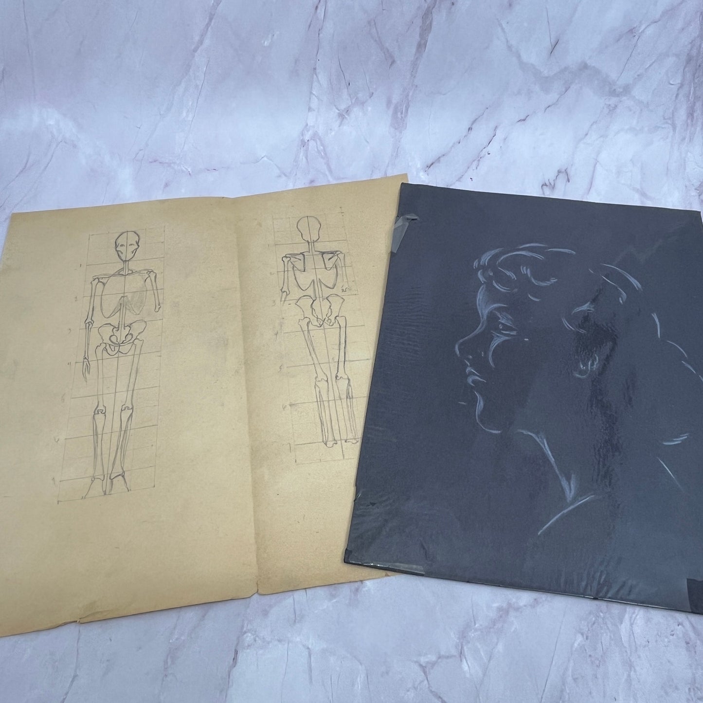 1940s Lot of Art Student Sketch & Studies Winifred Schutsky Pratt Institute TC5