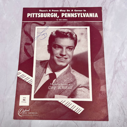 There's a Pawn Shop on a Corner in Pittsburgh Pennsylvania Vtg Sheet Music V14-1