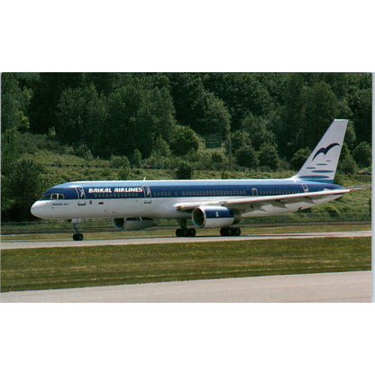 BAIKAL Airlines Boeing B-757-208 Vintage Postcard PC2