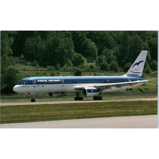 BAIKAL Airlines Boeing B-757-208 Vintage Postcard PC2