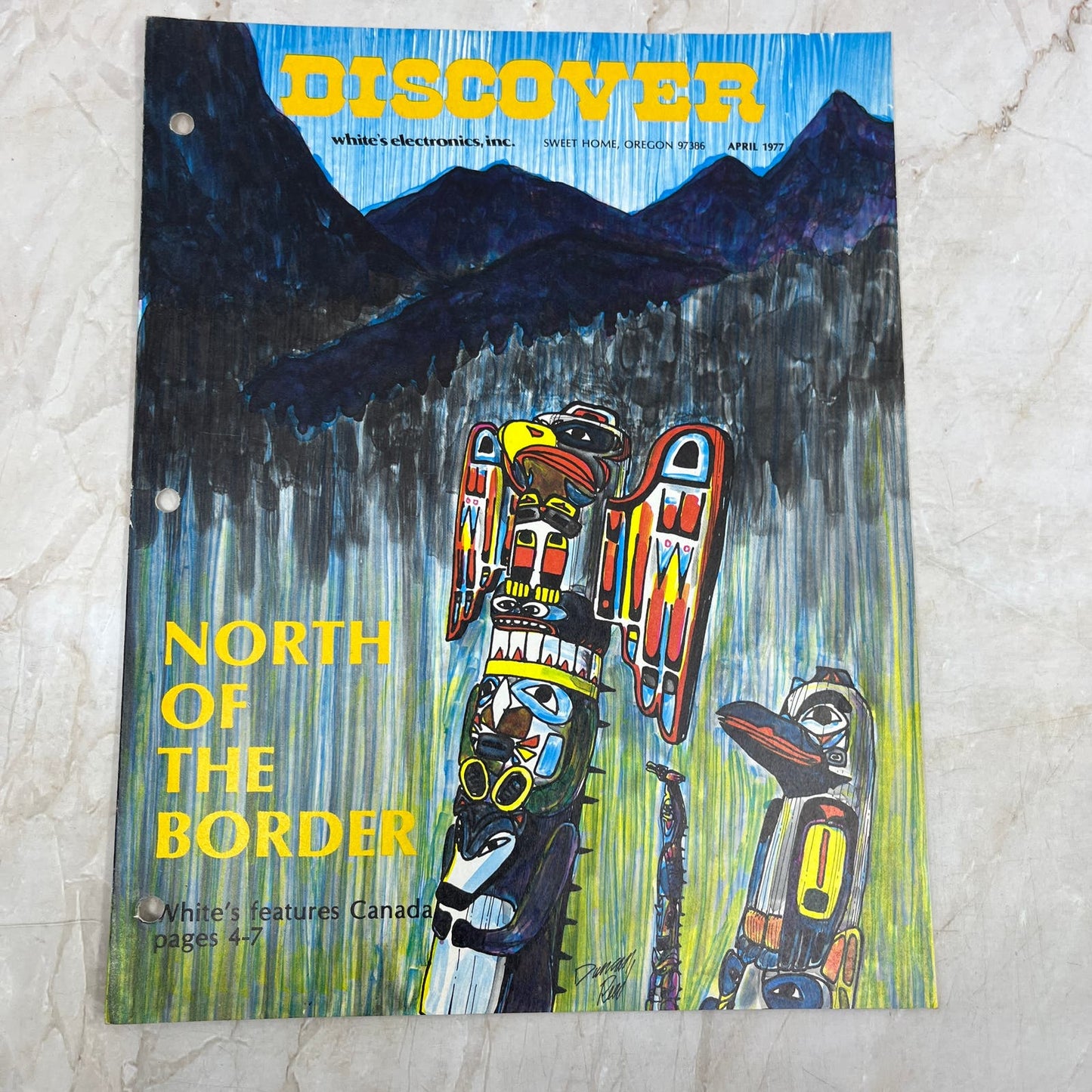 1977 Apr White's Electronics Discover Newsletter Metal Detectors Treasure M19