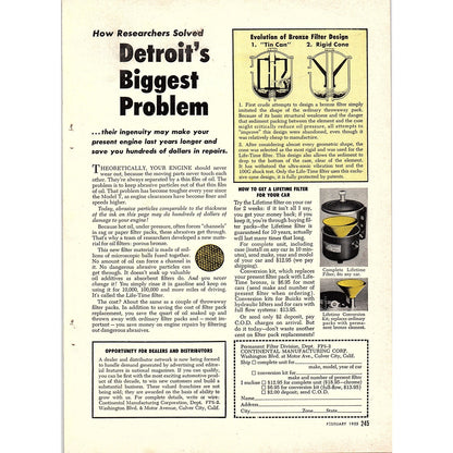 Ford New Trigger-Torque Power V-8 Engines 2-Page 1955 Article AG1-4