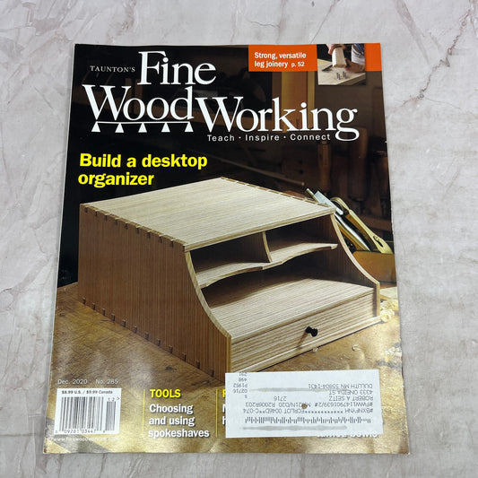 Desktop Organizer - Dec 2020 No 285 - Taunton's Fine Woodworking Magazine M36