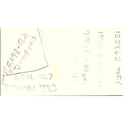 Cargill's Carpet Center David Drum Houston Texas Vintage Business Card SF3-B6