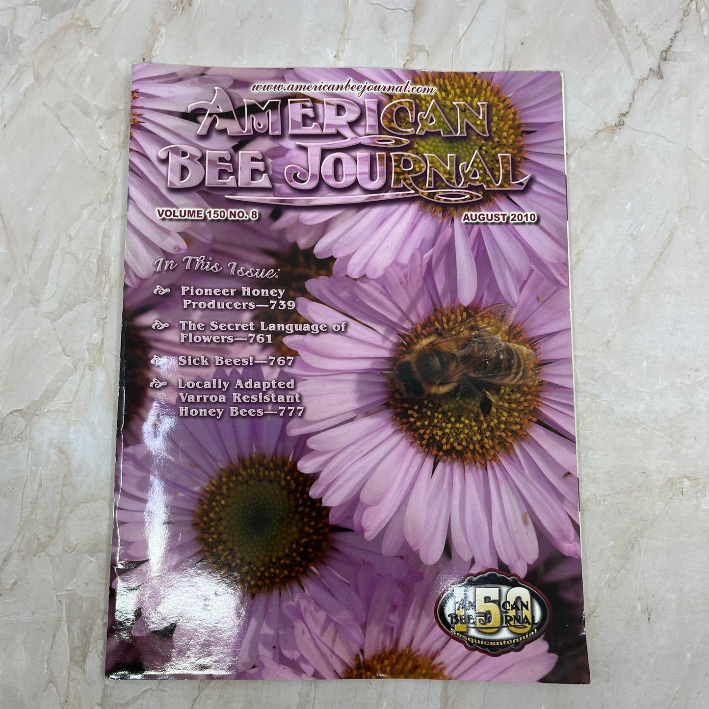 2010 August - American Bee Journal Magazine - Bees Beekeeping Honey M9