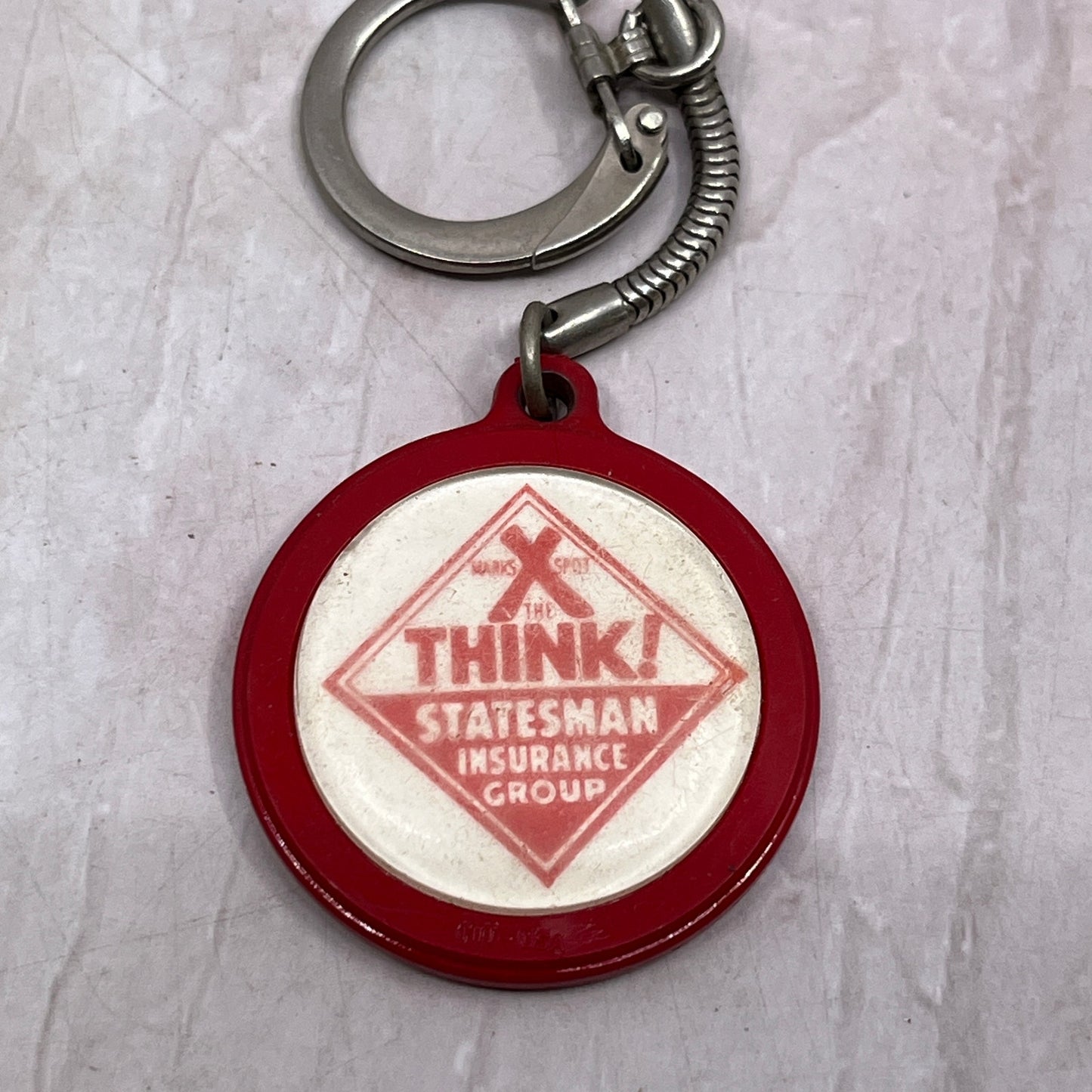 Vintage Statesman Ins Group Kenneth P. Schmidt Walker MN Keychain SF4