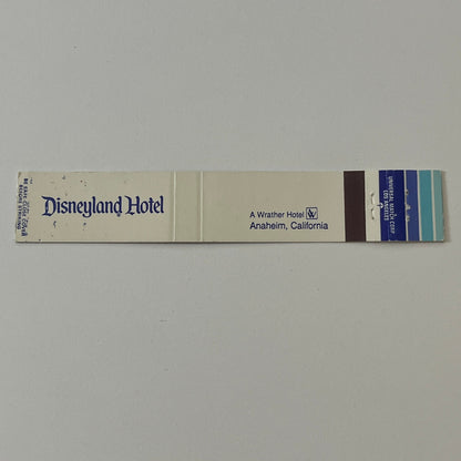 Disneyland Hotel Anaheim CA Vintage Matchbook TB6-MB2-9