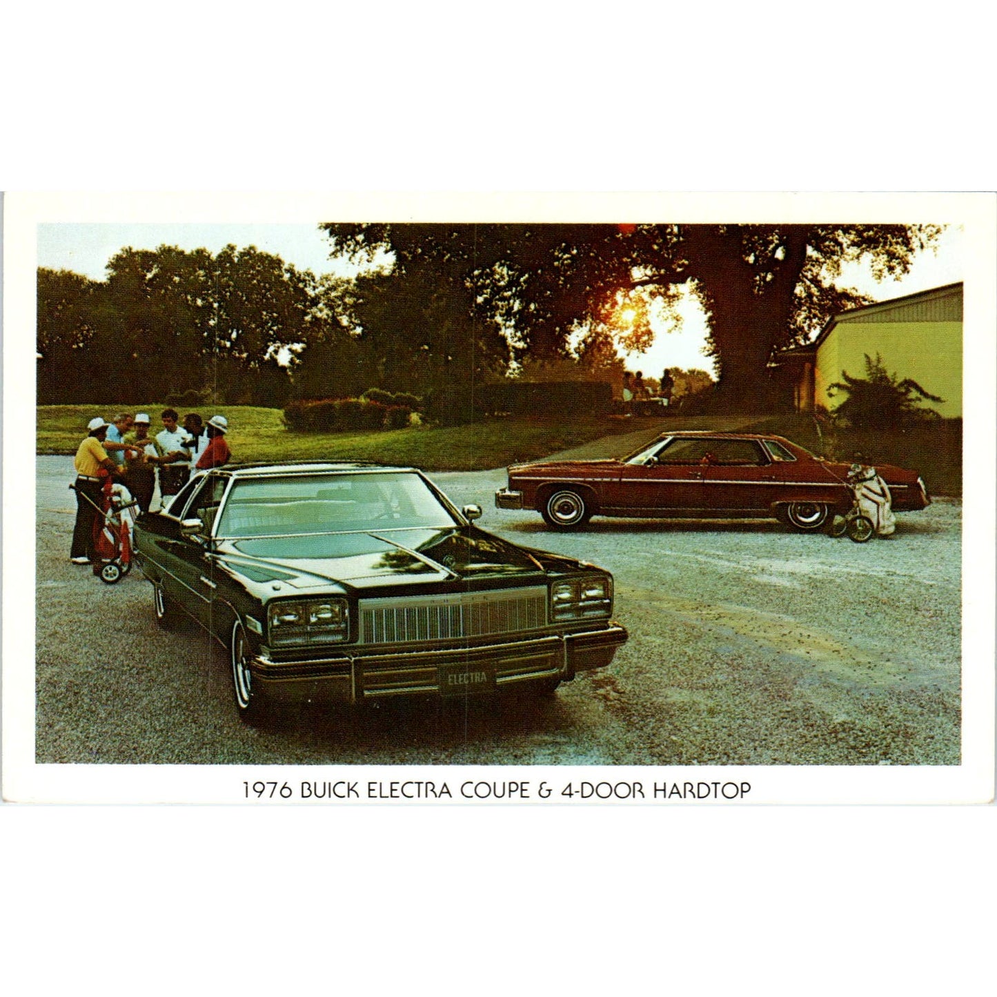 1976 Buick Electra Coupe Hardtop Arnold Buick-Opel Pitman NJ Postcard PC11