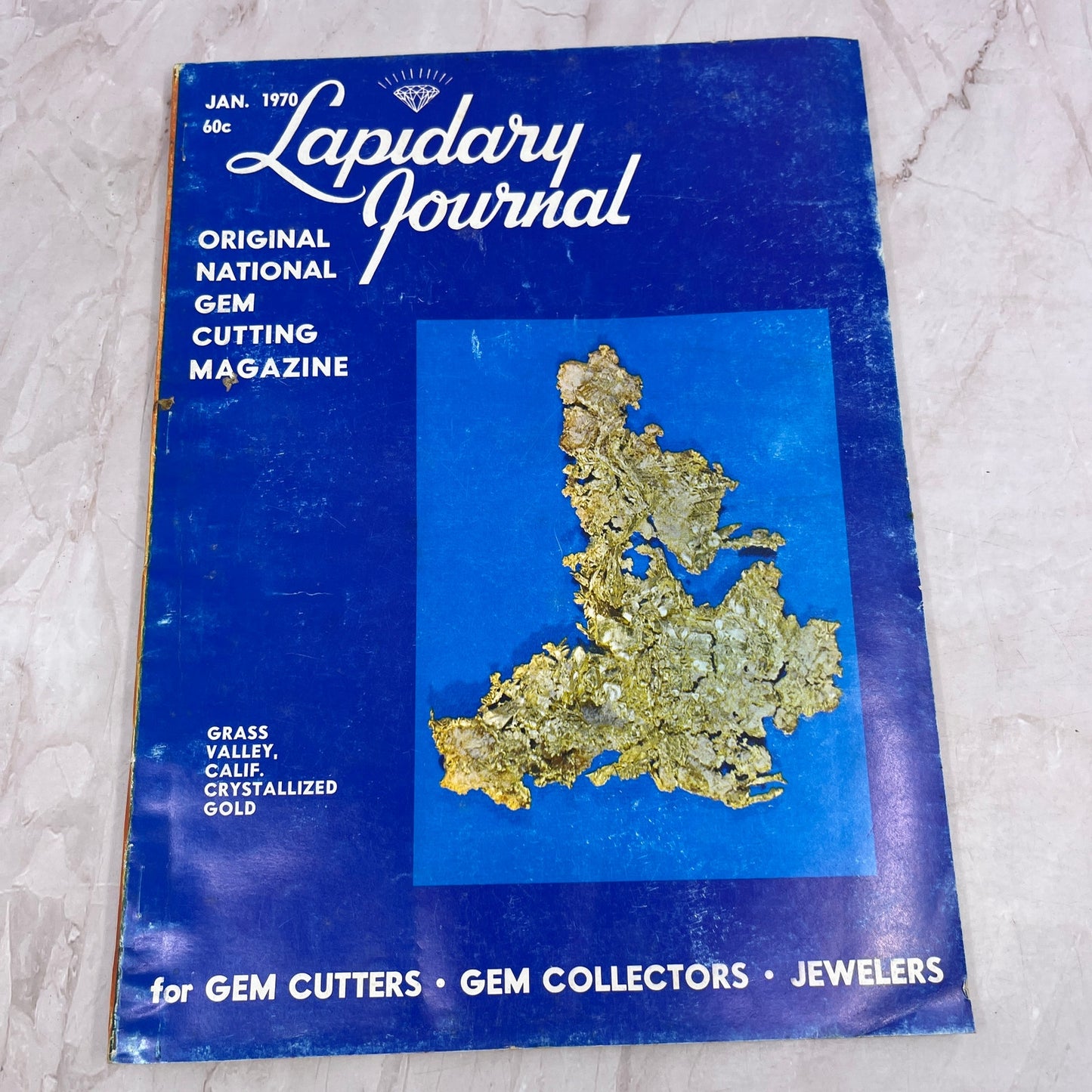 Grass Valley CA Crystallized Gold - Lapidary Journal Magazine - Jan 1970 M27