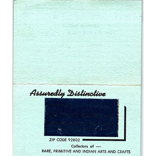 Assuredly Distinctive Treasure Trail Disneyland Hotel Plaza Business Card TH2-B1