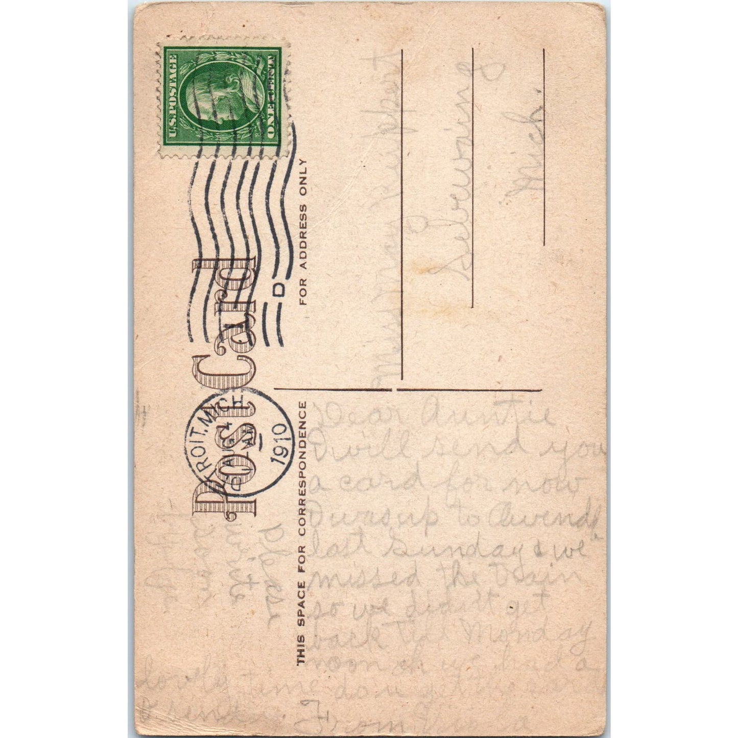 1910 Be it Summer Weather, All the Year for Thee, Hope and Faith... Postcard PD3