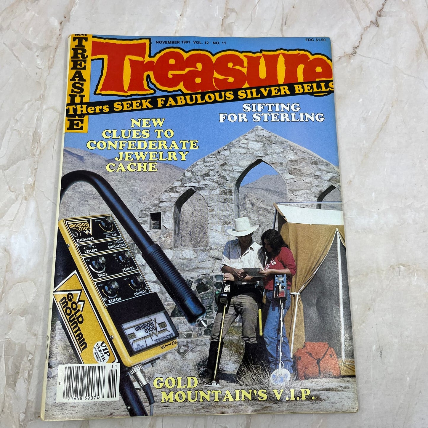 1981 Nov - Treasure Magazine - Treasure Hunting Metal Detecting Gold Coins M10