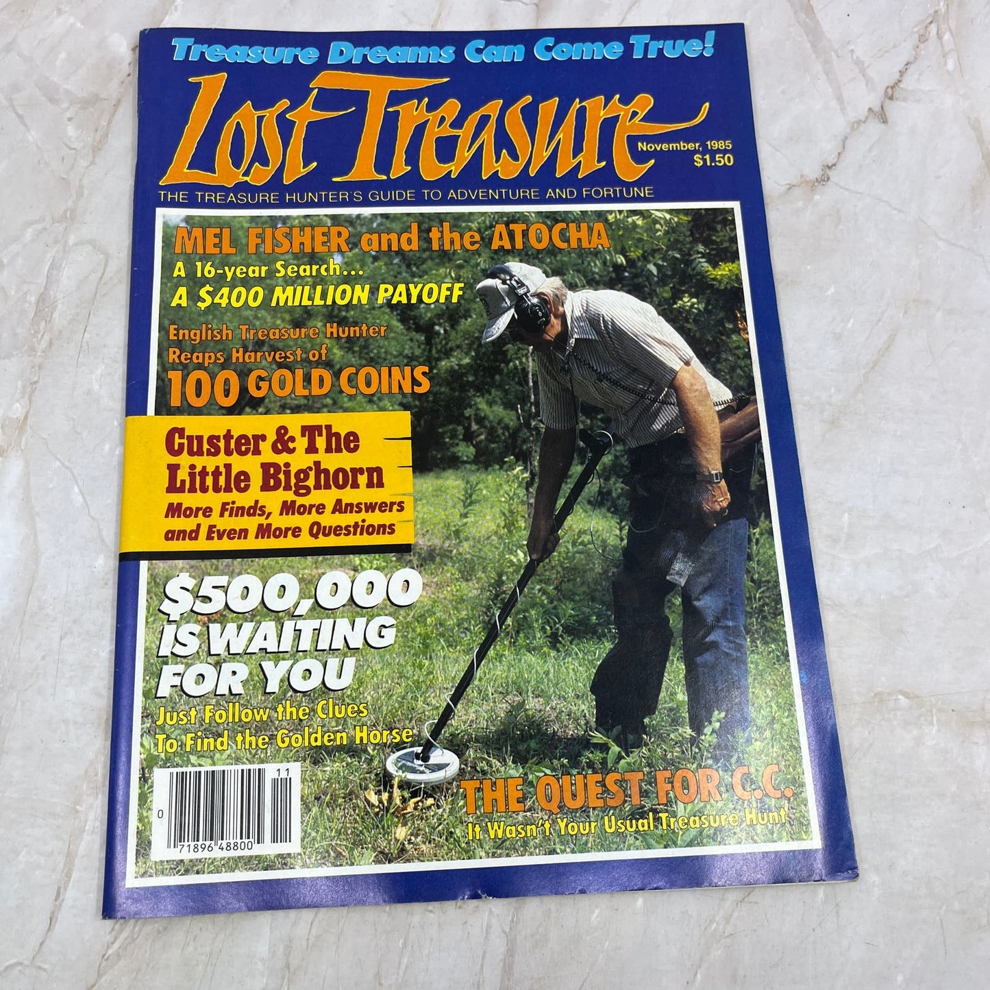 1985 Nov - Lost Treasure Magazine - Treasure Hunting Gold Prospecting M15