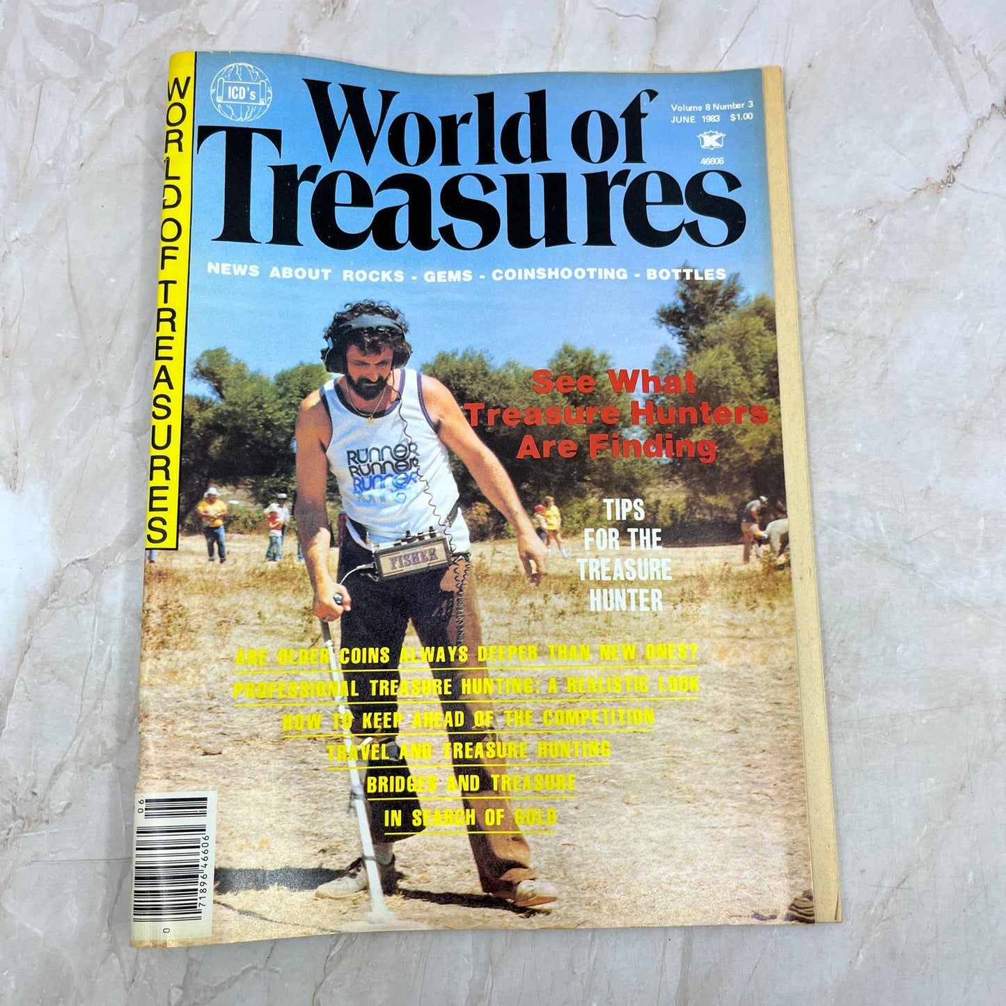 1983 June - ICD World of Treasures Magazine - Treasure Hunting Gold Rocks M16
