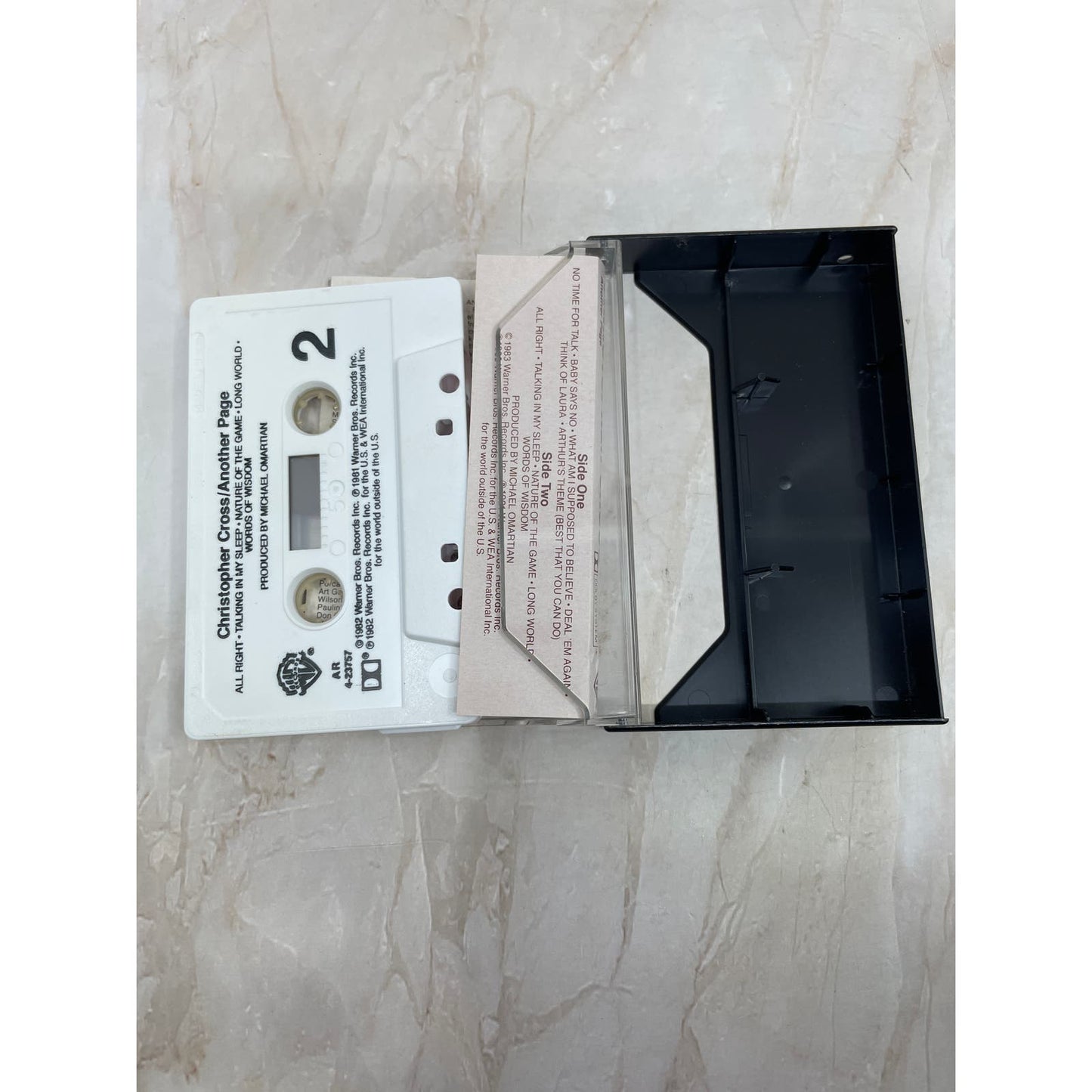 Christopher Cross Another Page WB Records Cassette Tape TH5-T1