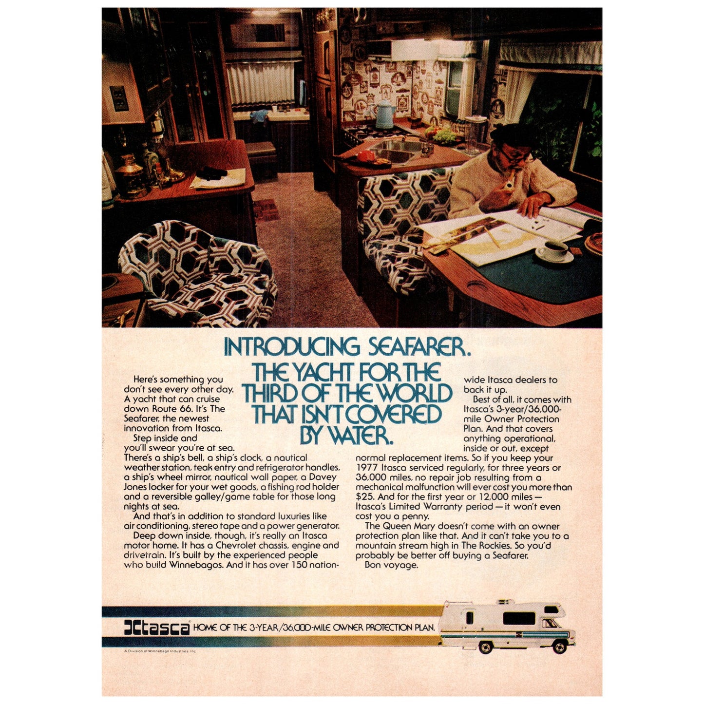 Itasca Seafarer Mobile Home RV 1977 Ad D25