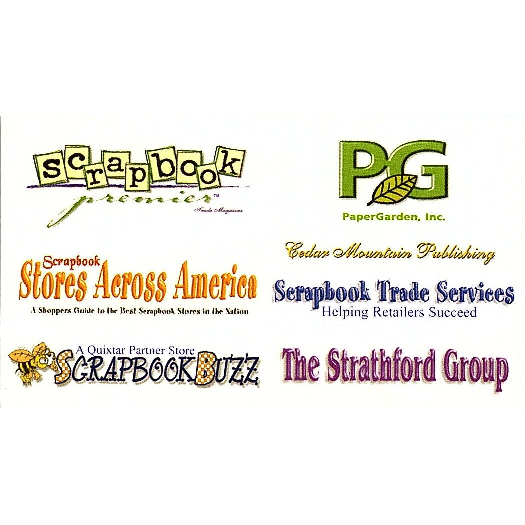 James Ruesch Scrapbooking Cedar City UT Vintage Business Card SC9-B11