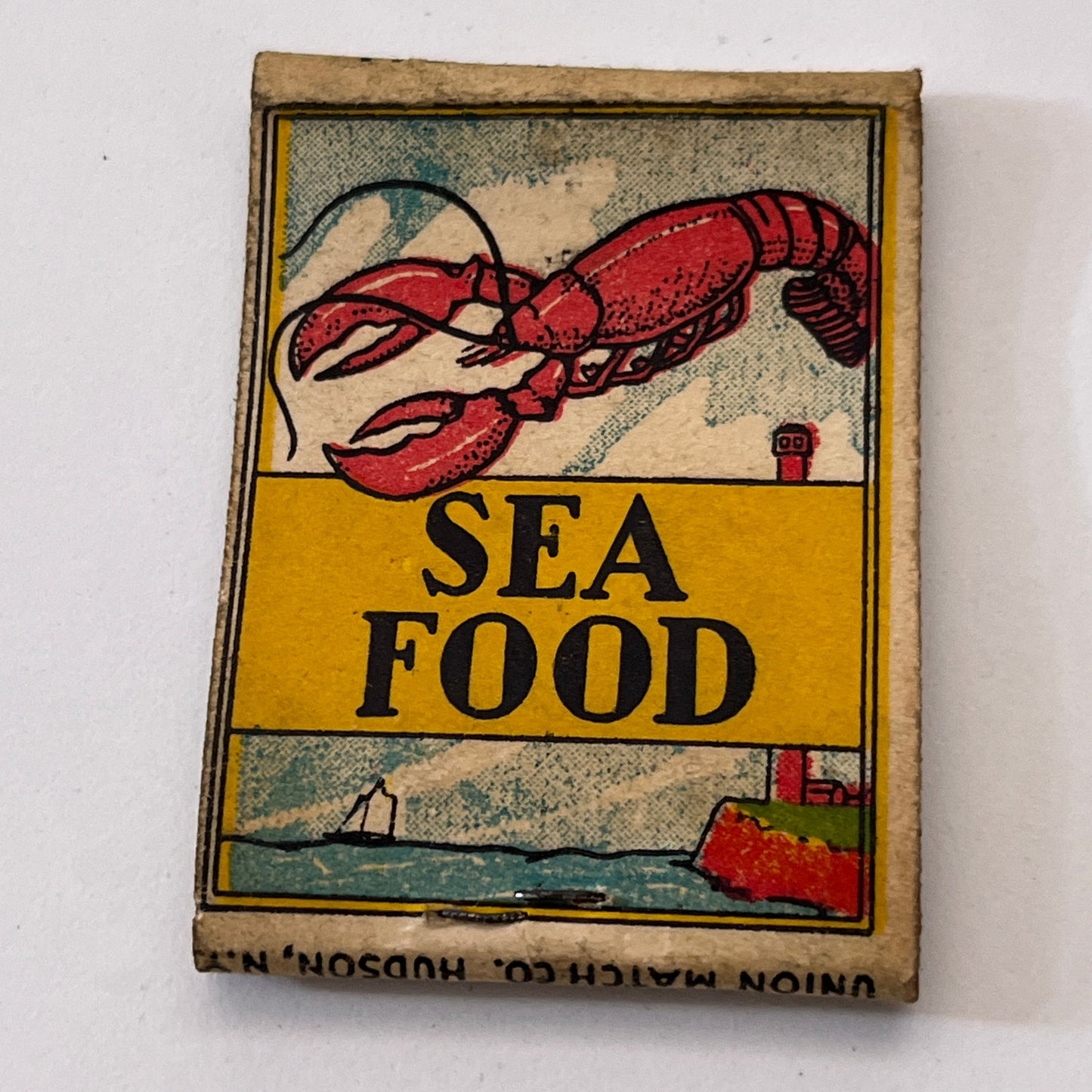 Bluebird Terrace Seafood Belfast Maine Vintage Matchbook Cover TB8-MB3-2