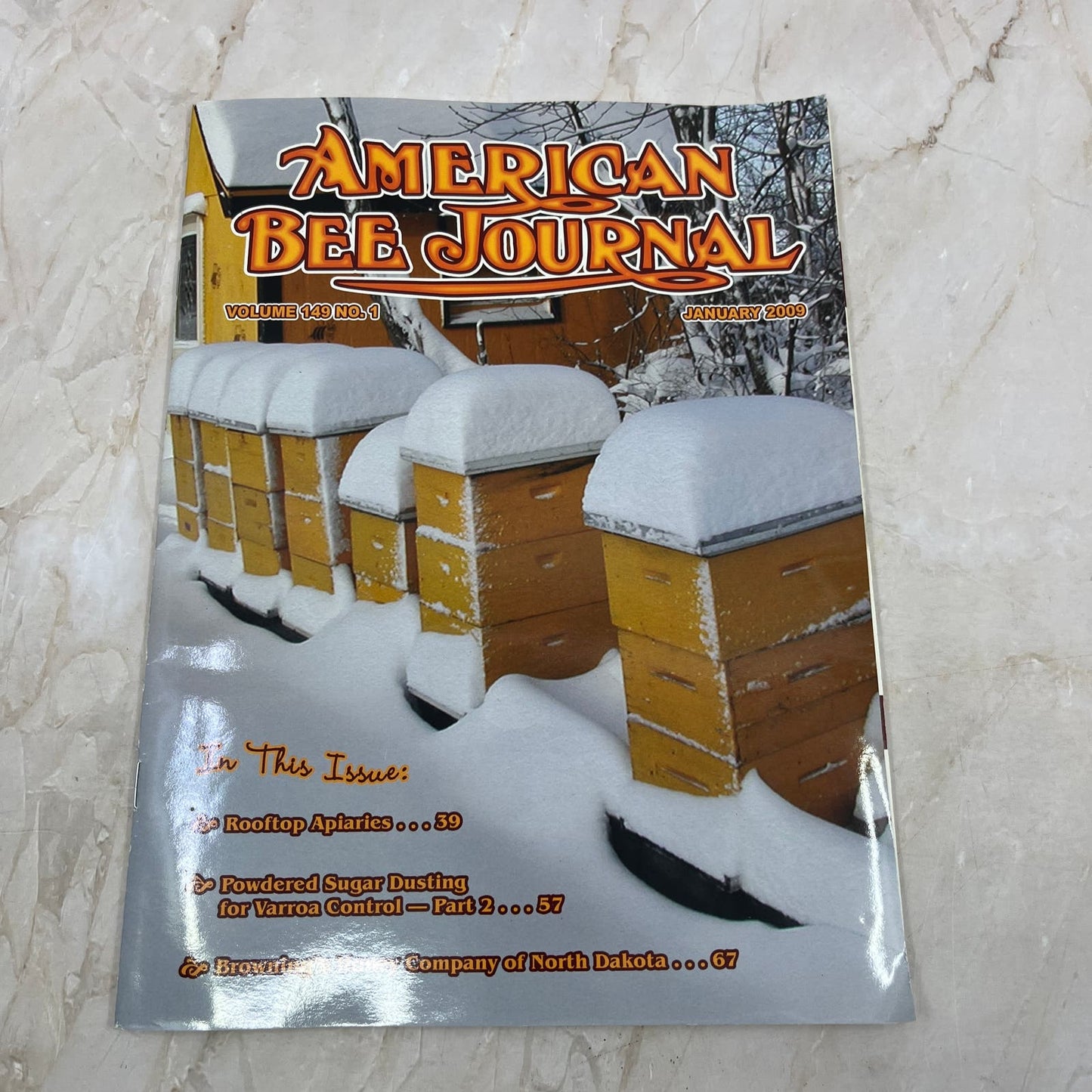 2009 Jan American Bee Journal Magazine Bees Beekeeping Honey M8