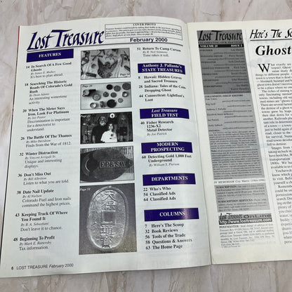 2000 Feb - Lost Treasure Magazine - Treasure Hunting Gold Prospecting M14