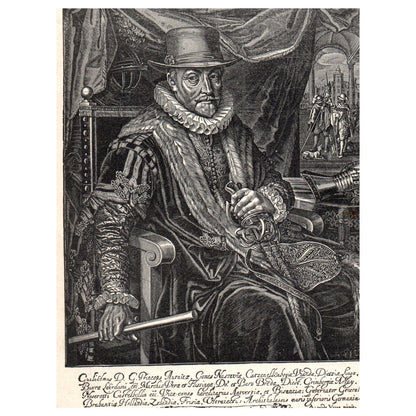 After the Capture of Maestricht 1911 Engraving Print AF5-9