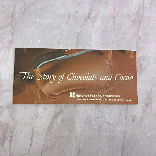 1970 The Story of Chocolate and Cocoa - Hershey Promo Booklet TH9-LX1