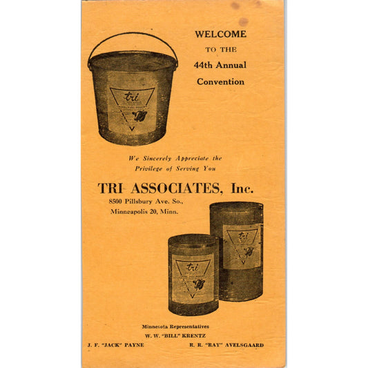 Tri Associates Inc Minneapolis W.W. Krentz J.F. Payne Avelsgaard 1953 Ad AE9-DC1