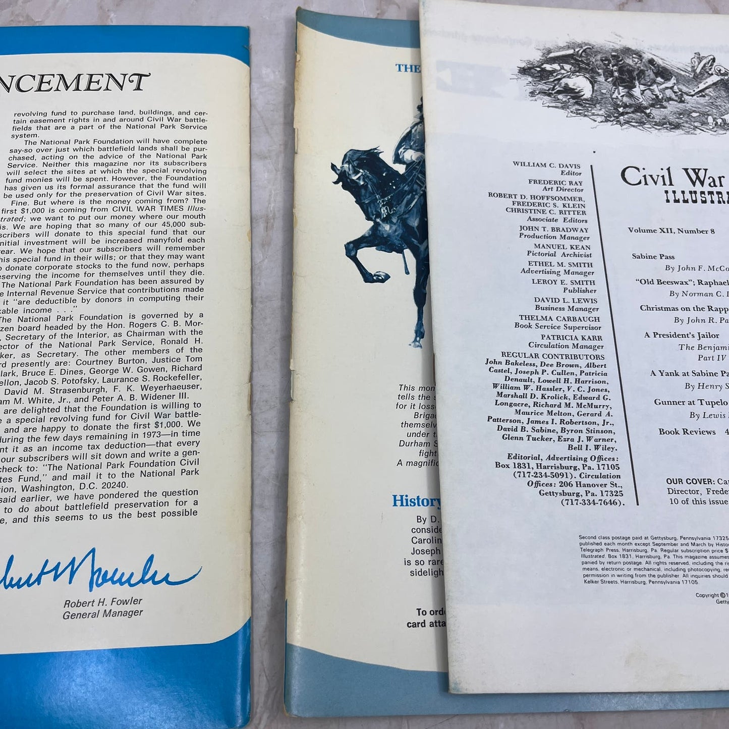 1973 Dec - Civil War Times Magazine - Captain Raphael Semmes Frederic Rey M21