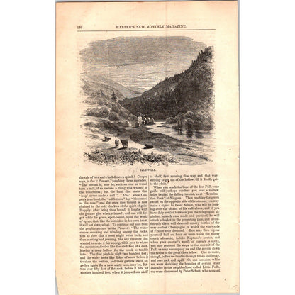The Catskills by T. Addison Richards - 7 Pages 1854 Article I19