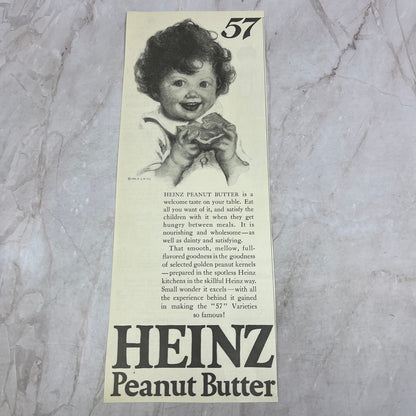 Heinz Peanut Butter 1924 Magazine Ad FL6-11