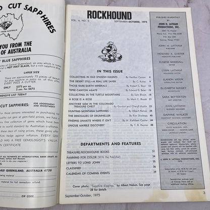 Finding Unakite Tepee Canyon Agate - Rockhound Magazine - Oct 1975 M24