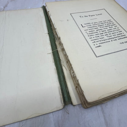 1918 Piano Pieces the Whole World Plays Sheet Music Book TI8-S8