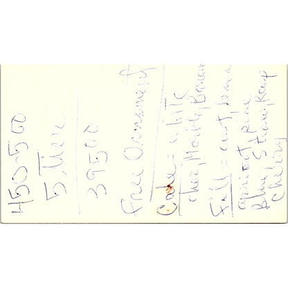 Sweet Sandy's Bakery Sandy & Maxine Swartz Long Beach Vtg Business Card SD9-B11