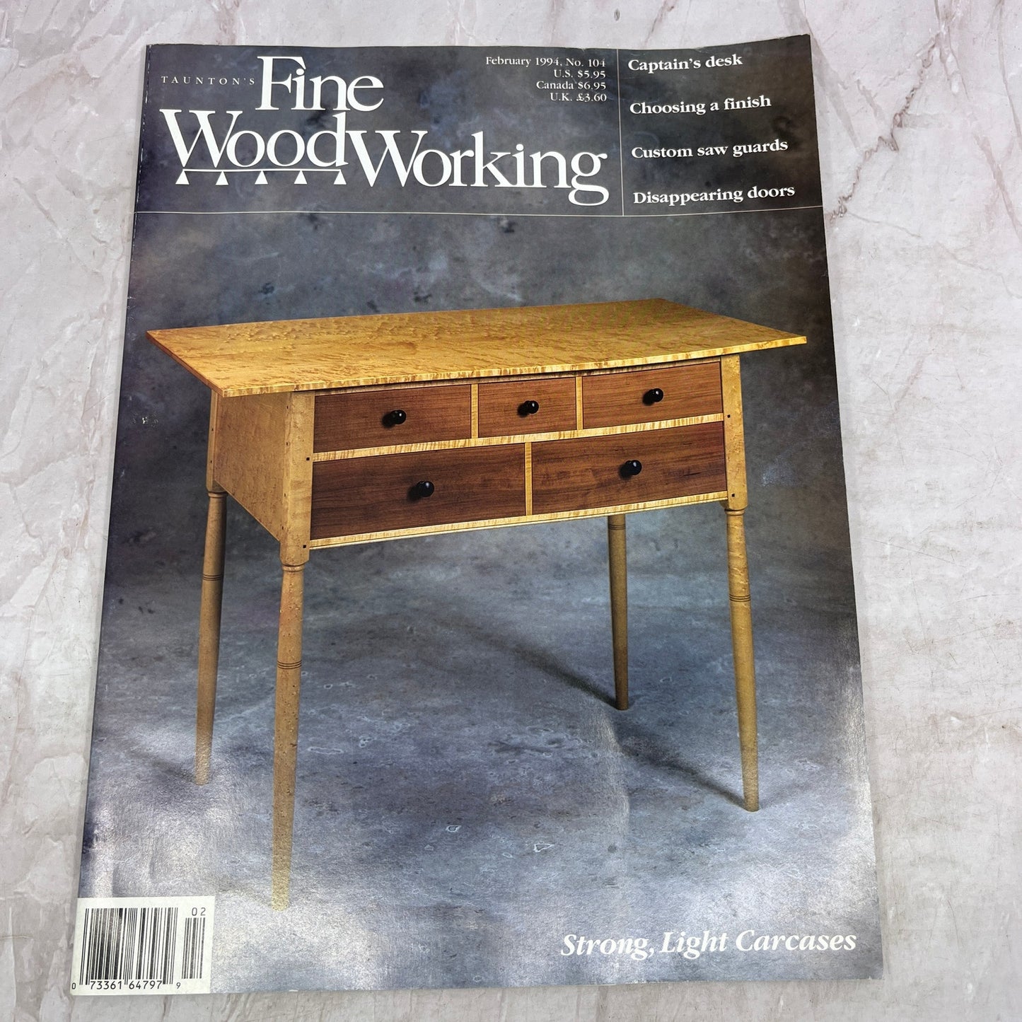 Strong Light Carcases - Feb 1994 No 104 Taunton's Fine Woodworking Magazine M35