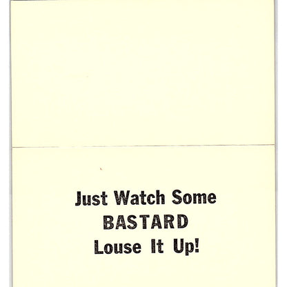 Crestline Liquor Store Geo. & Betty Haida Crestline CA Vtg Business Card SD9-B5