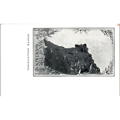 c1905 Old Man of the Mountain White Mountains Original Postcard PC9