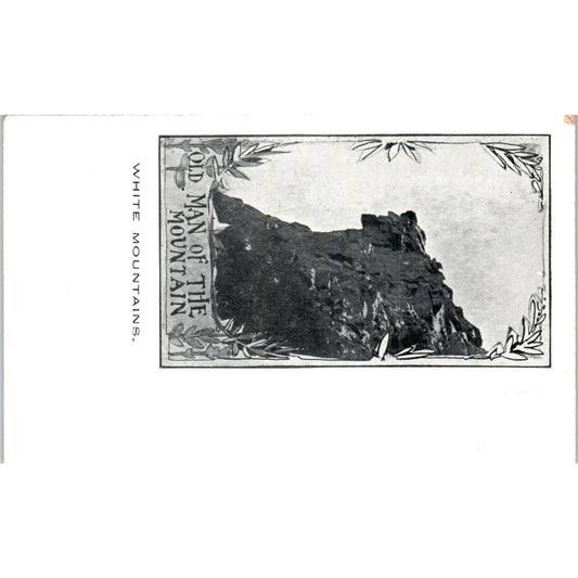 c1905 Old Man of the Mountain White Mountains Original Postcard PC9
