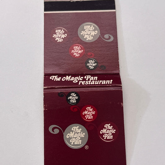 The Magic Pan Restaurant Vintage Matchbook Cover TB8-MB-12