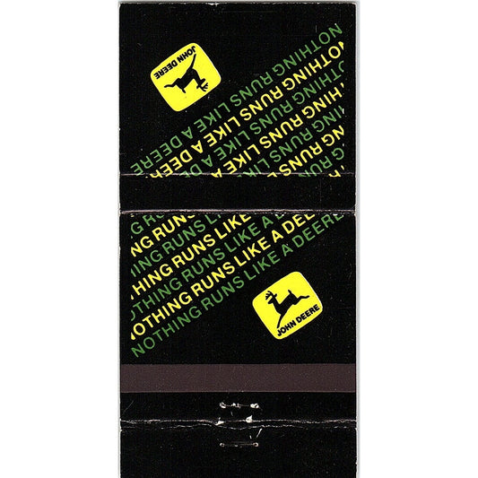 John Deere Engine Works Waterloo Iowa Vintage Matchbook TB6-MB2-7