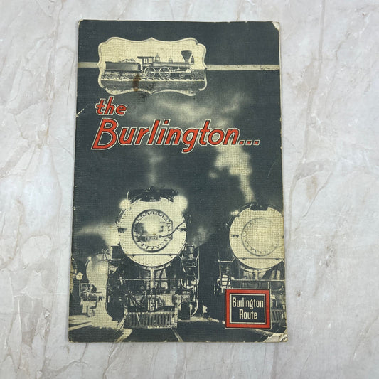 1933 Chicago Worlds Fair Chicago Burlington Quincy Railroad Souvenir Book TJ4-P2