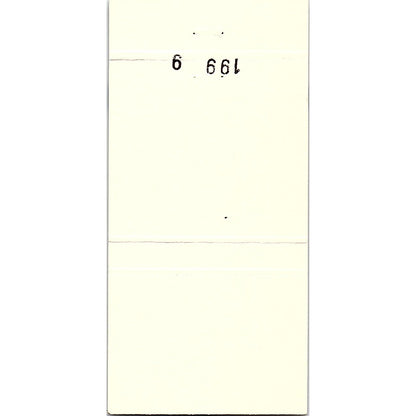 Tom Brokaw Connecticut Matchcover Club 1993 Vintage Matchbook MM4-10