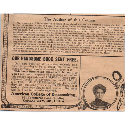 Art Pillow Tops Club Offer Comfort Augusta Maine 1910 Magazine Ad AF1-CM5