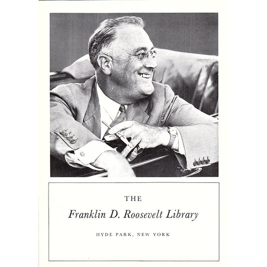 The Franklin D Roosevelt Library Hyde Park NY Travel Brochure TH2-TB5