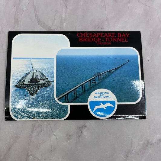 Vintage Chesapeake Bay Bridge-Tunnel Virginia Souvenir Folder TH2-MI1